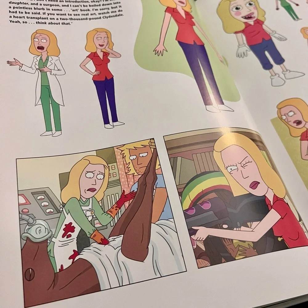 The Art of Rick and Morty Hardcover Book